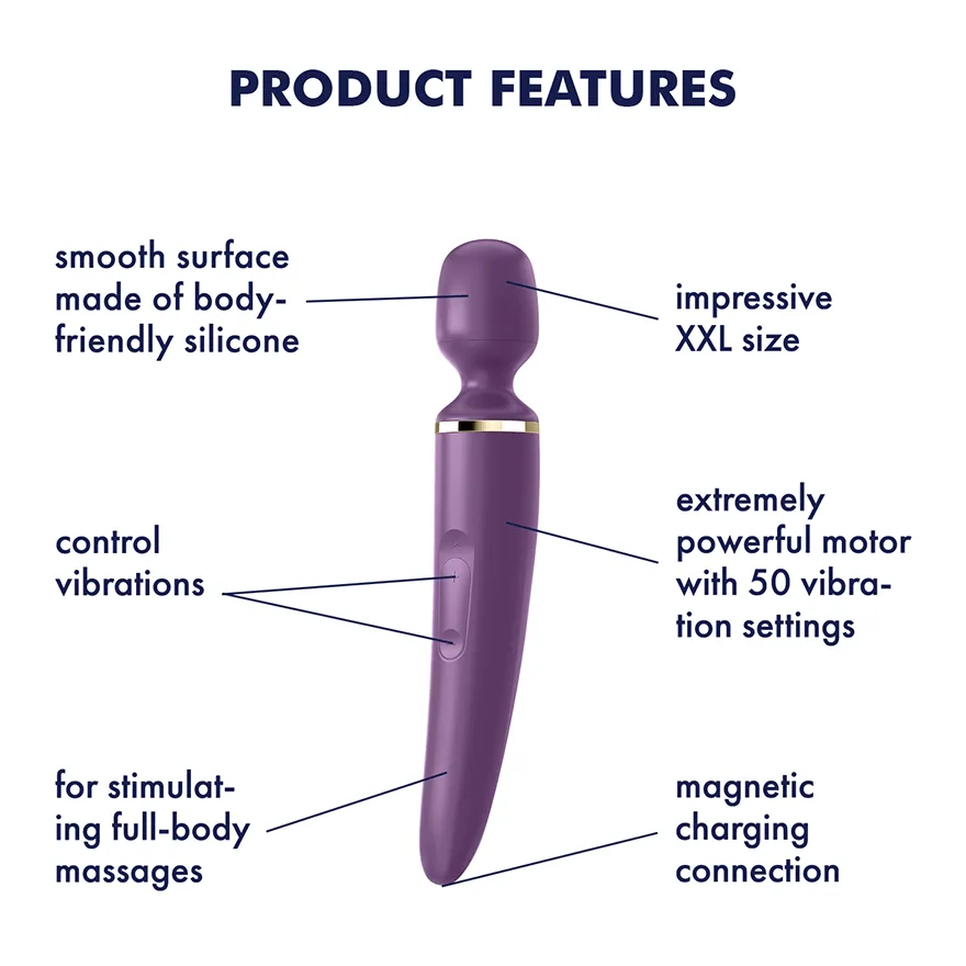 Satisfyer Wand-er Woman Purple/Gold
