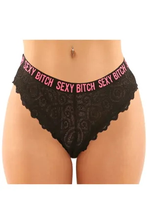 Sexy Bitch Lace Panty