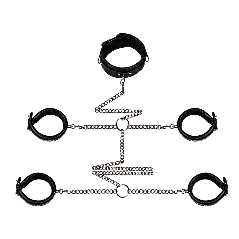 Shaki Titan Series | Strict Slave Bondage Shackle Set