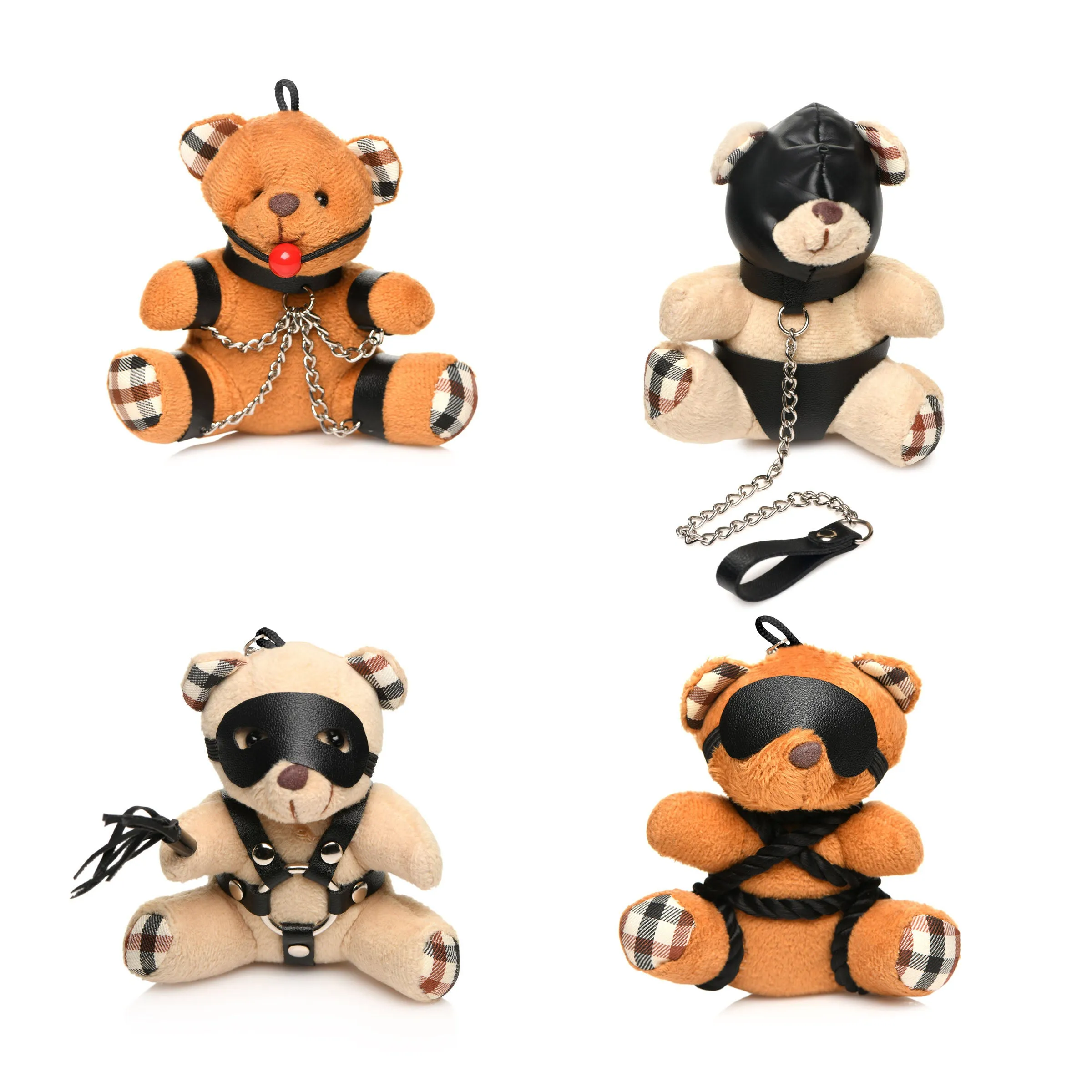 Shi-Bear-I Bondage Bear Keychain