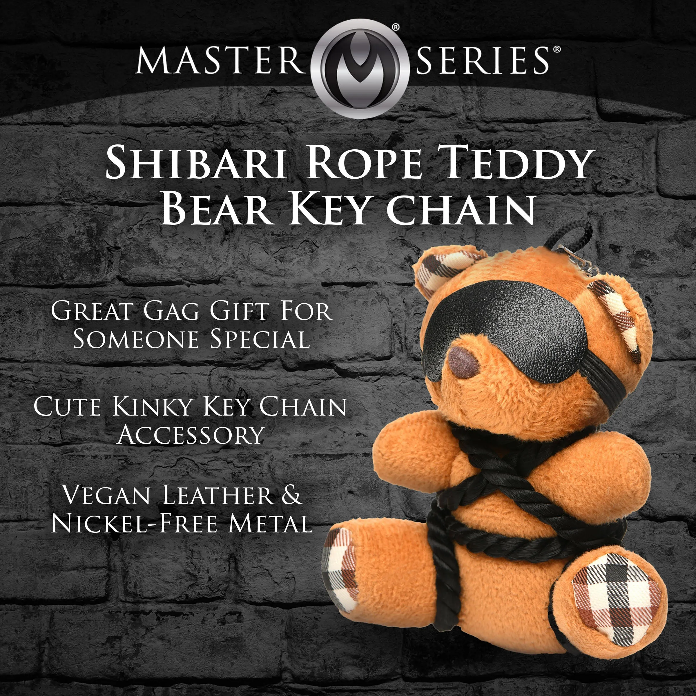 Shi-Bear-I Bondage Bear Keychain