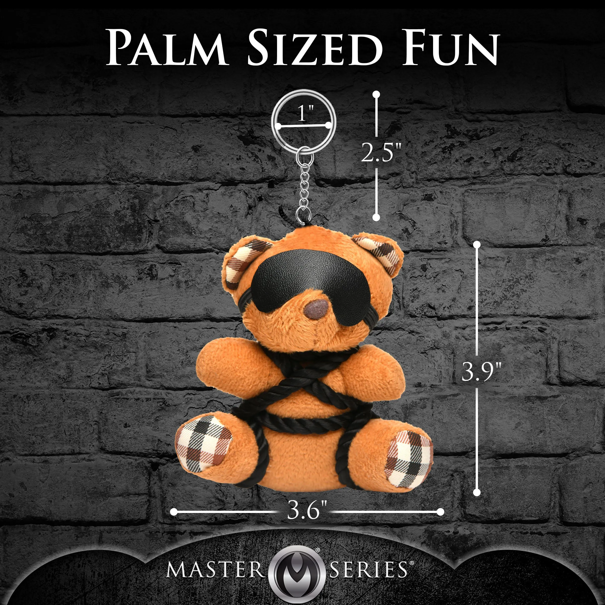 Shi-Bear-I Bondage Bear Keychain