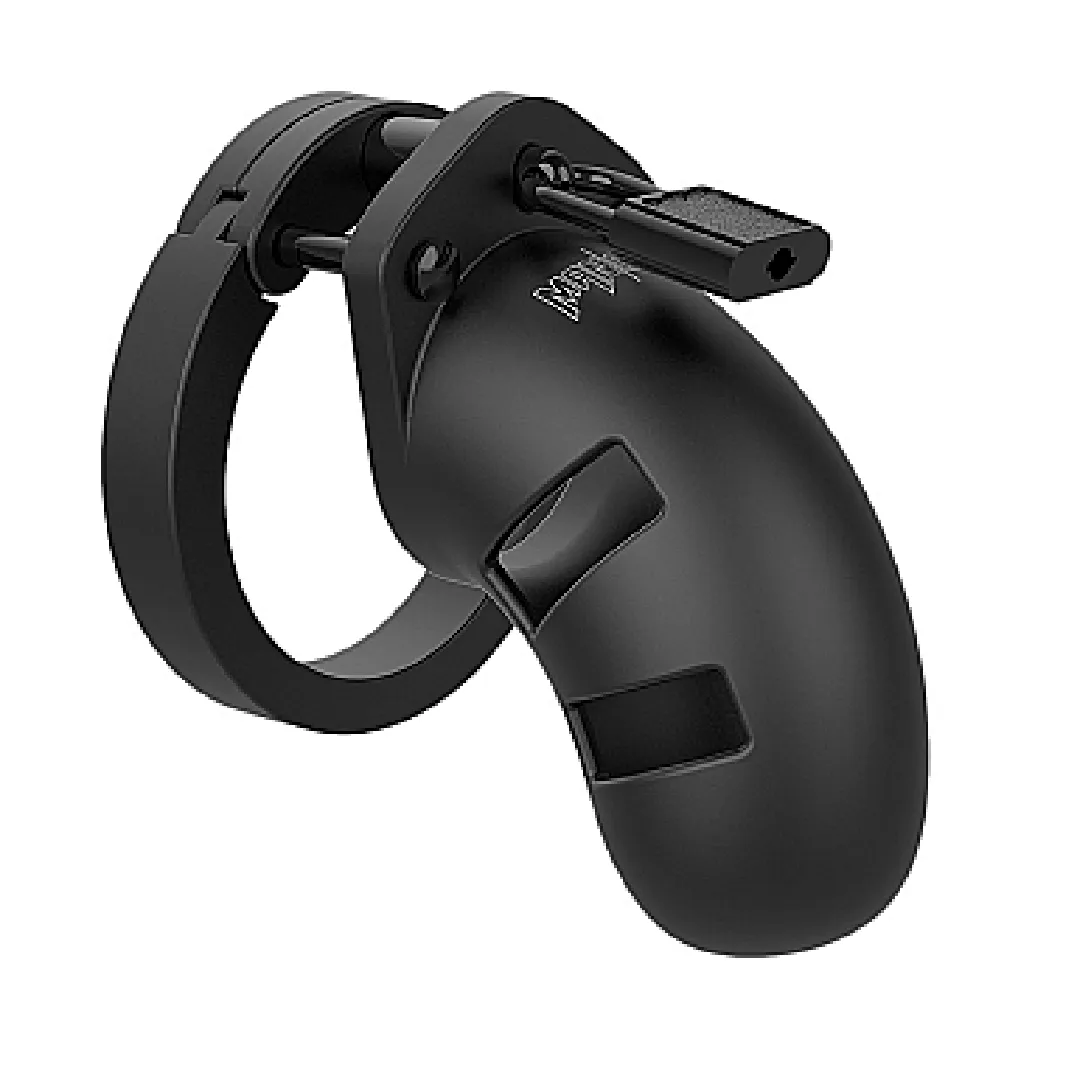 Shots Man Cage 3.5 inch Silicone Cock Cage