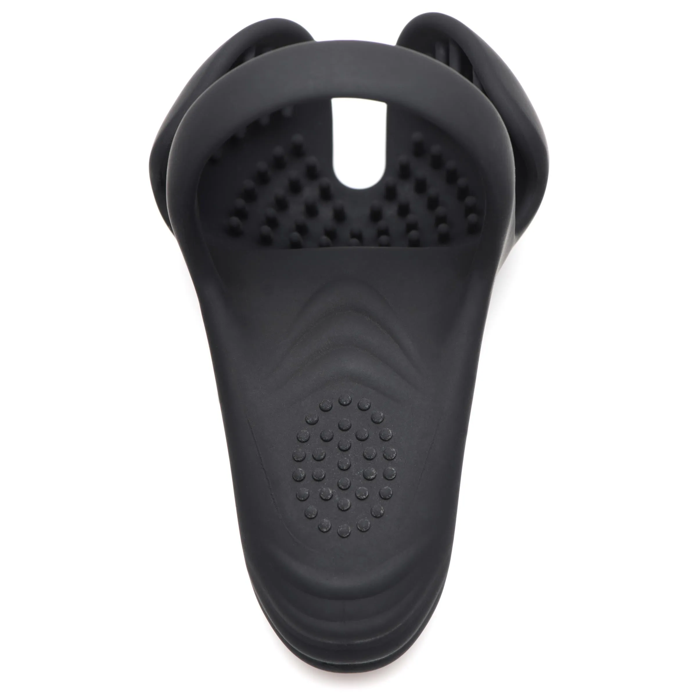 Silicone Cock Ring with Taint Stimulator
