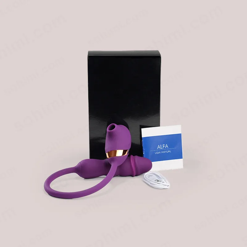 Sohimi ALPHA Sucking & Thrusting G-Spot Vibrator Dildo Plug
