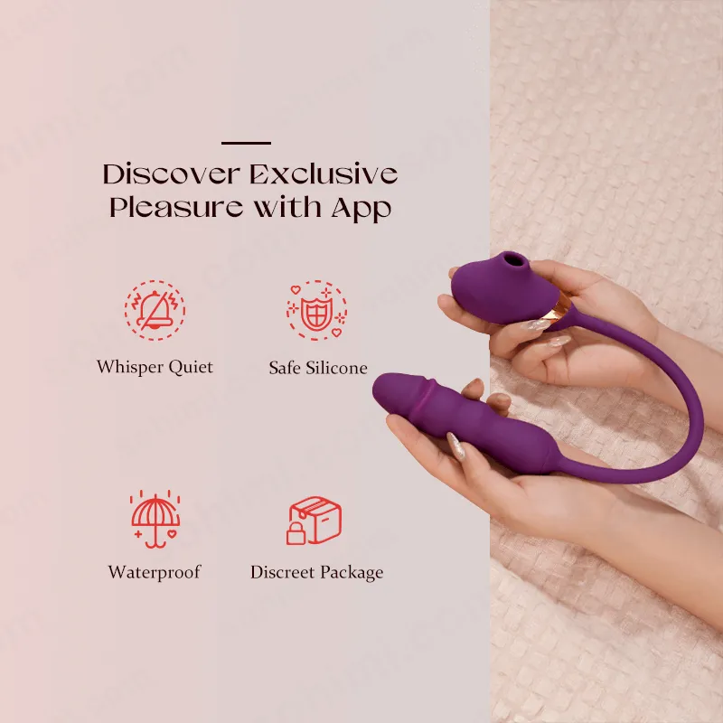 Sohimi ALPHA Sucking & Thrusting G-Spot Vibrator Dildo Plug