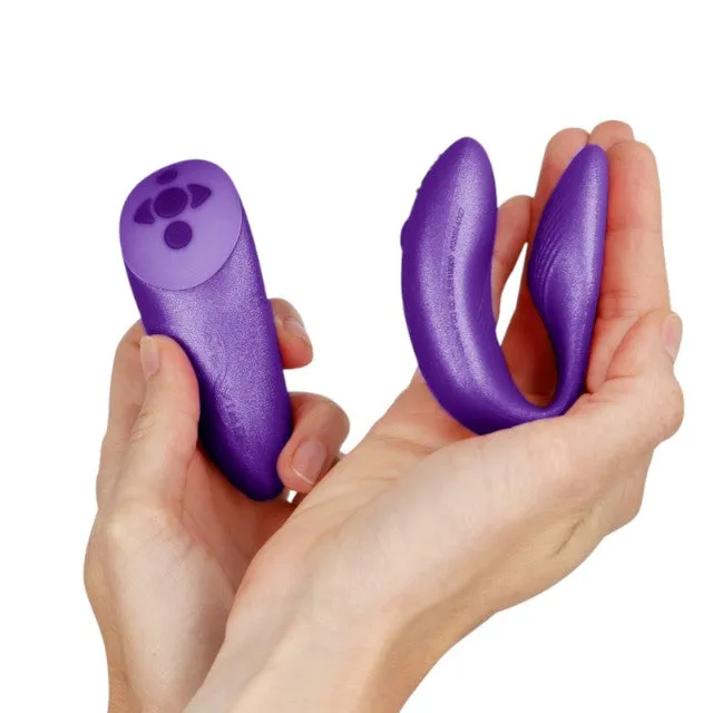 Stimulator WEVIBE - CHORUS. control prin telecomanda si aplicatie. pentru stimularea punctului G. clitorisului si penisului in timpul penetrarii. 12 cm. culoare mov