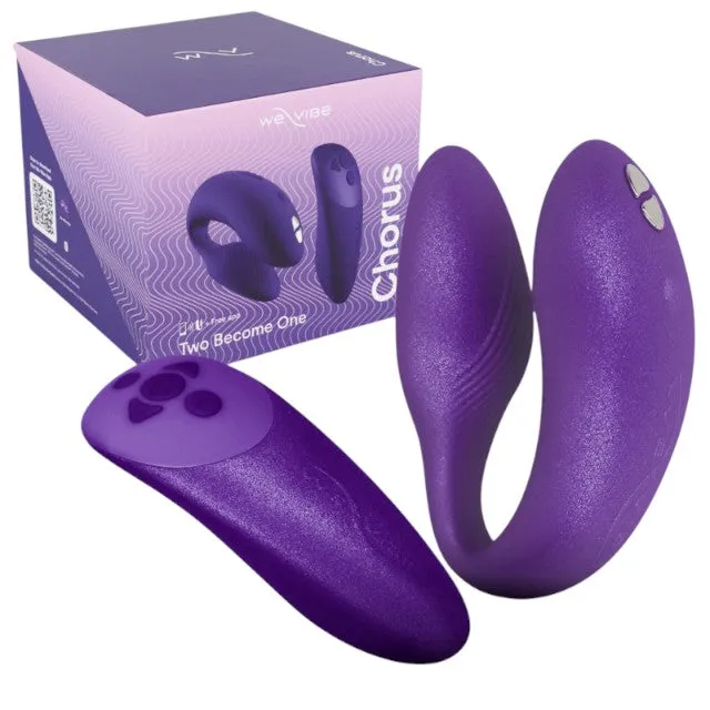 Stimulator WEVIBE - CHORUS. control prin telecomanda si aplicatie. pentru stimularea punctului G. clitorisului si penisului in timpul penetrarii. 12 cm. culoare mov