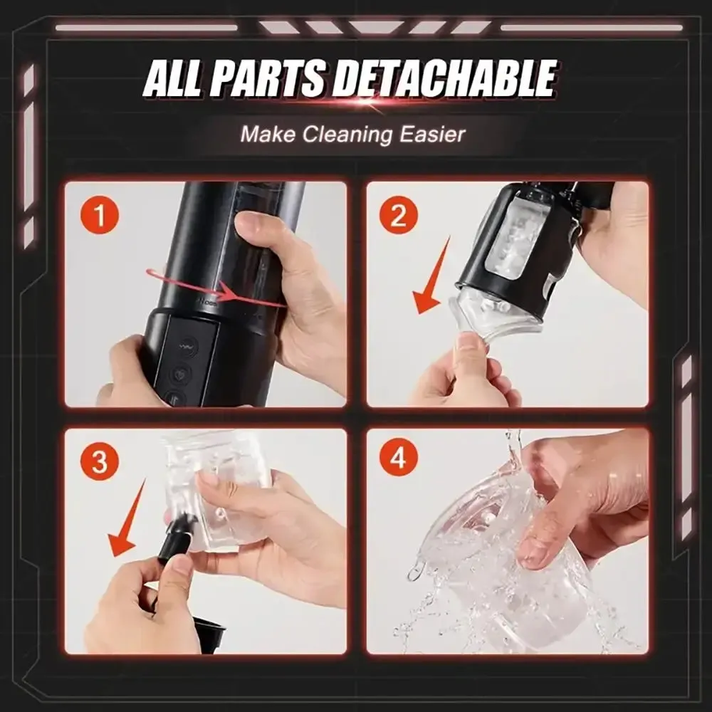 Sucking Vibrating Thrusting Modes Realistic Vagina Auto Masturbator