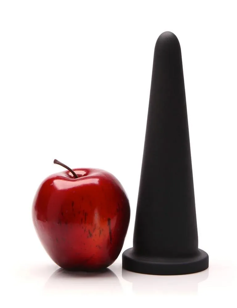 Tantus Cone XL Silicone Anal Trainer. Black