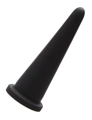 Tantus Cone XL Silicone Anal Trainer. Black