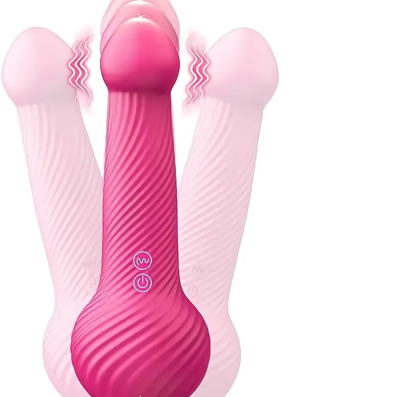 Thrusting 10 Vibrating 10 Bouncing Modes-9.45 Realistic Silicone Dildo