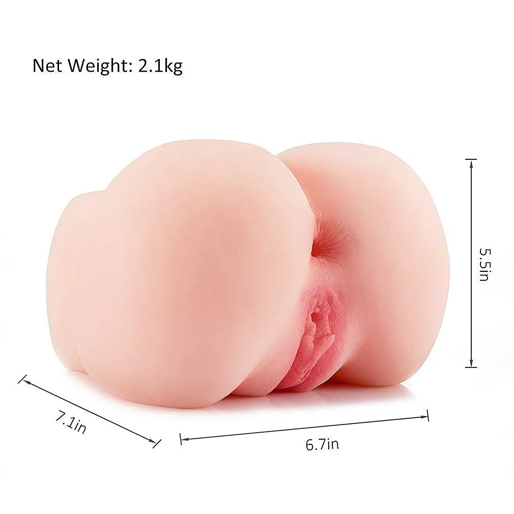 TPR Masturbator For Male 3D Realistic Big Ass Silicone Sex Doll Torso