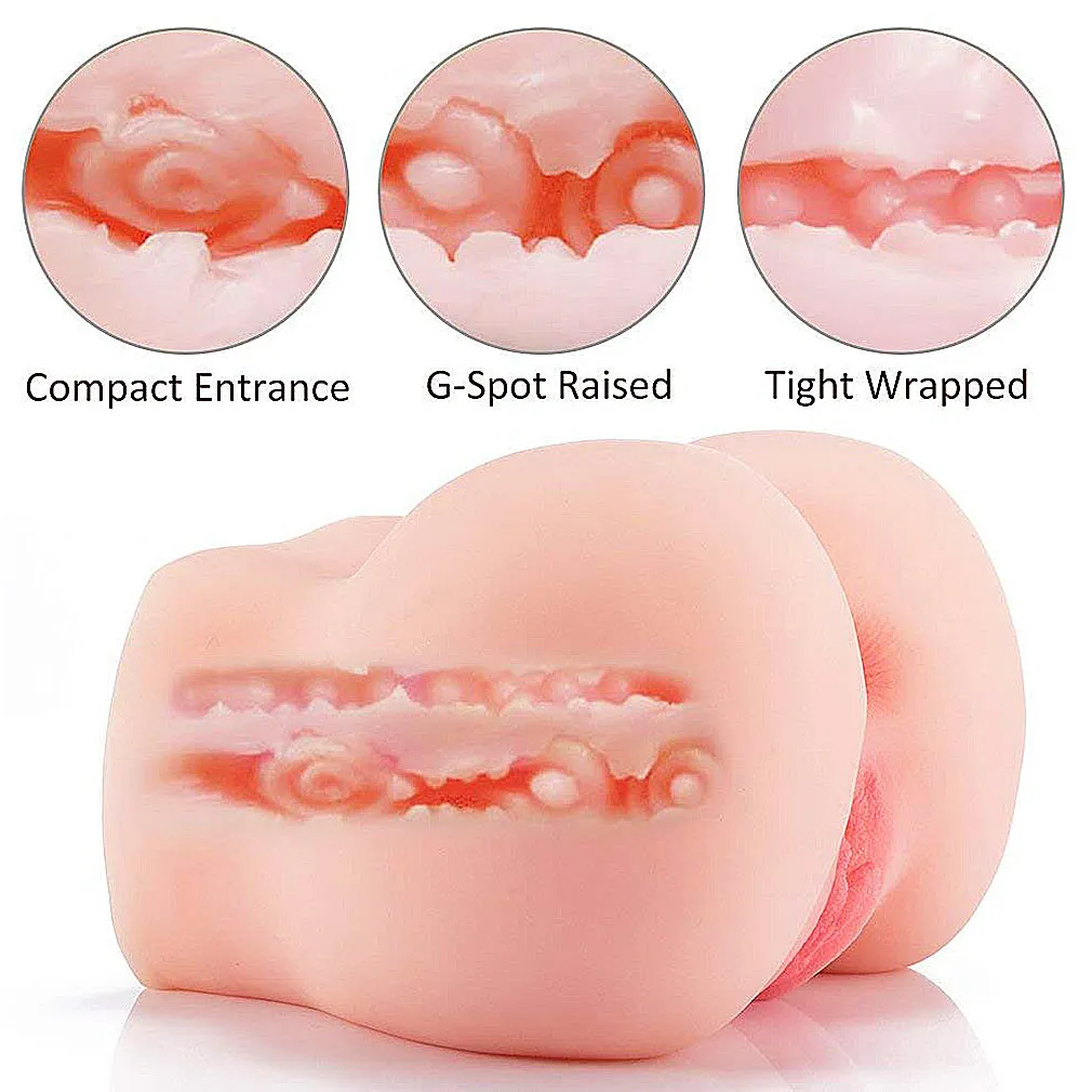 TPR Masturbator For Male 3D Realistic Big Ass Silicone Sex Doll Torso