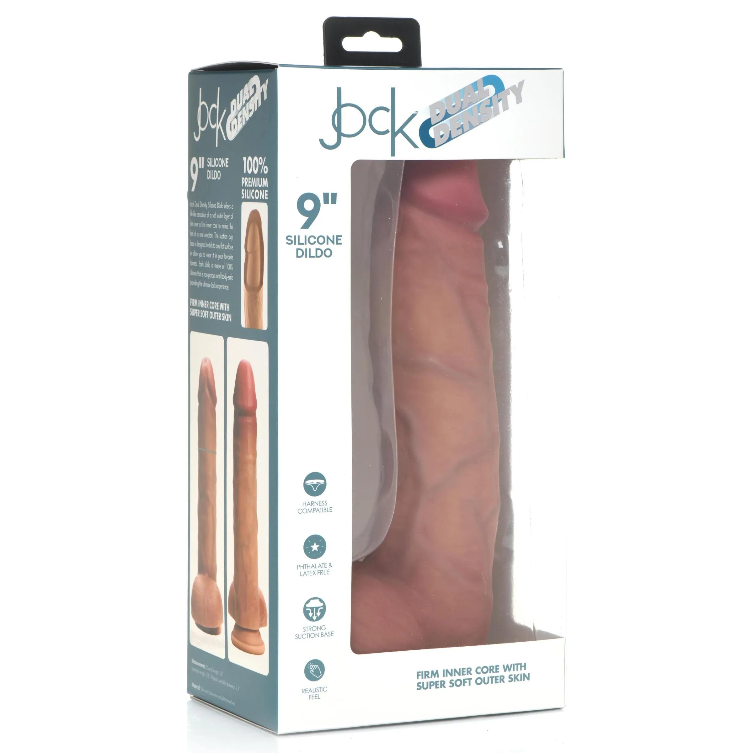 Ultra Realistic Dual Density Silicone Dildo With Balls