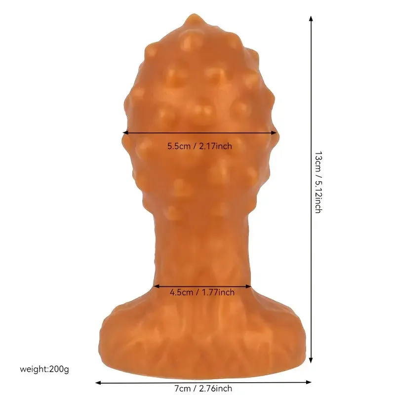 Ultra-Soft Silicone Anal Plug Masturbation Adult Toy G-Spot Massager