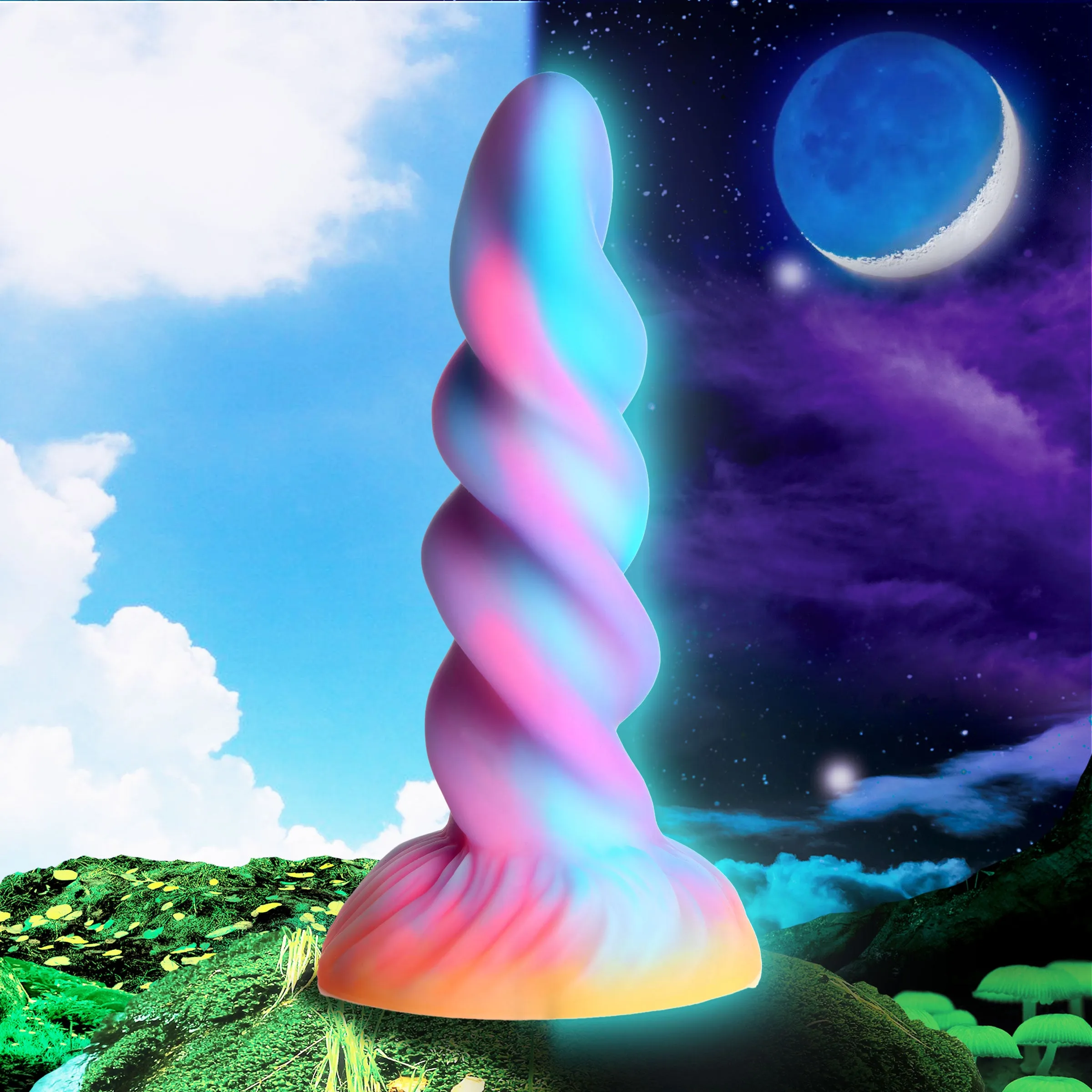 Unicorn Glow In The Dark Dildo