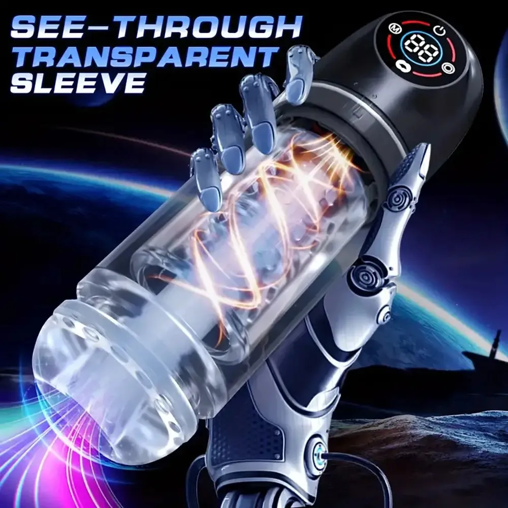 UPGRADED 7 7 7 Licking Suction 7 Rotating Modes Auto Masturbator