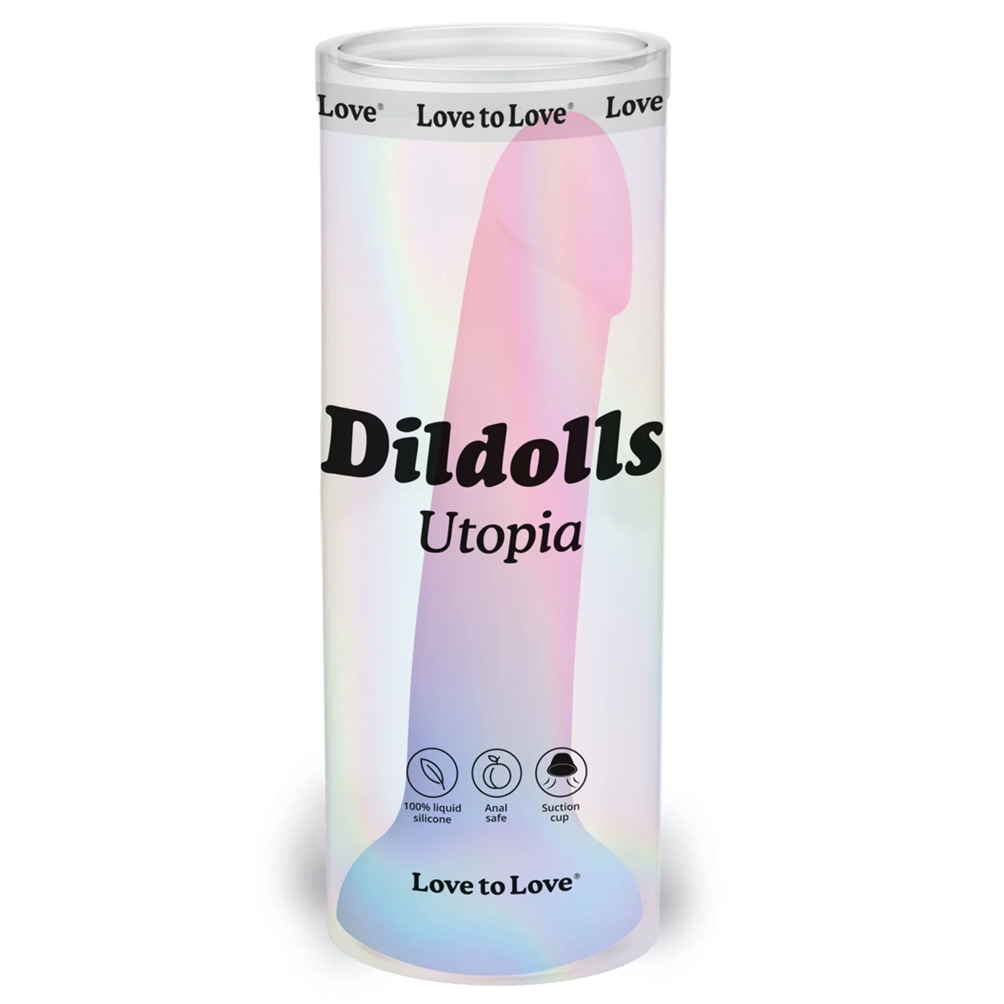 Utopia Glow in the Dark Silicone Dildo (Damaged Box)