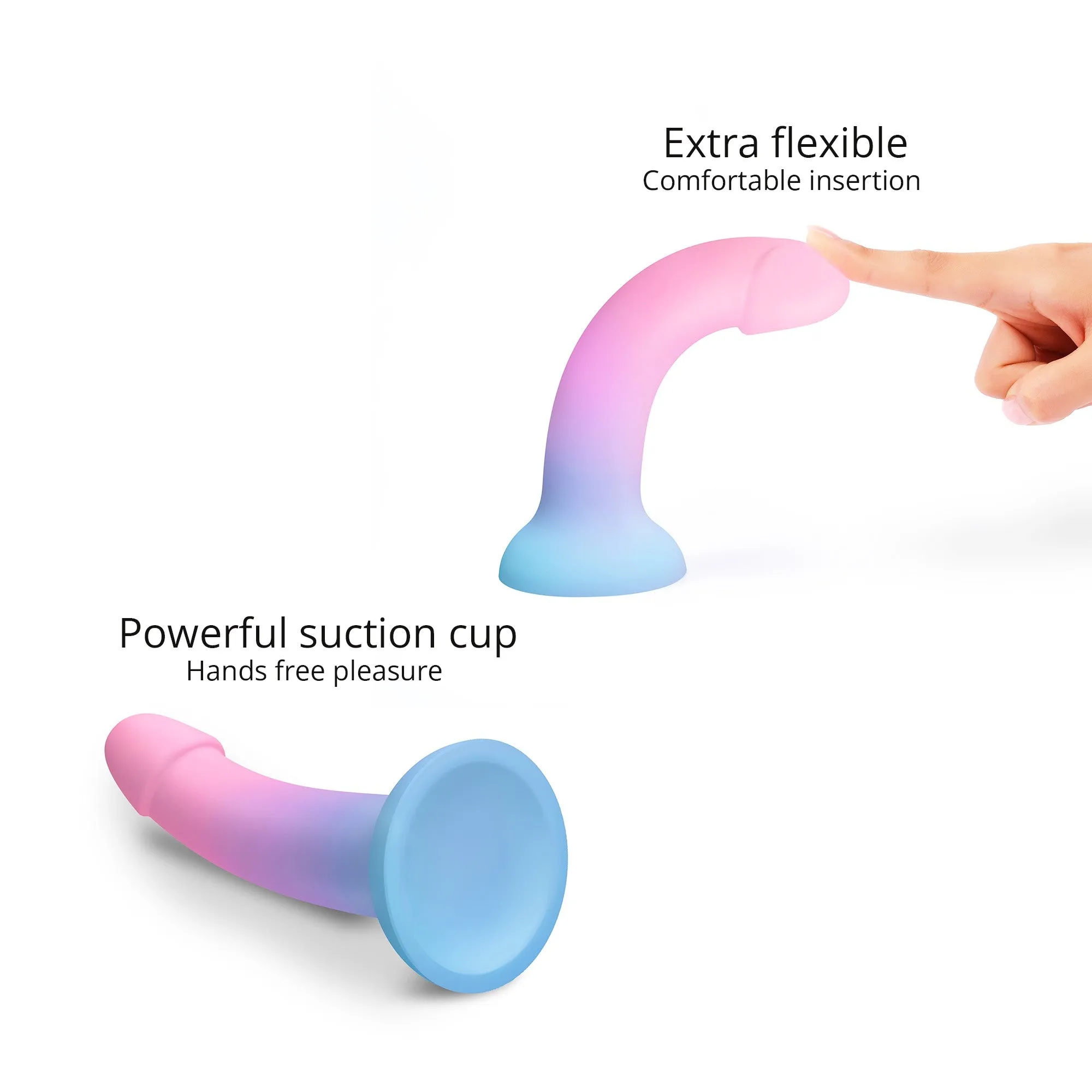 Utopia Glow in the Dark Silicone Dildo (Damaged Box)
