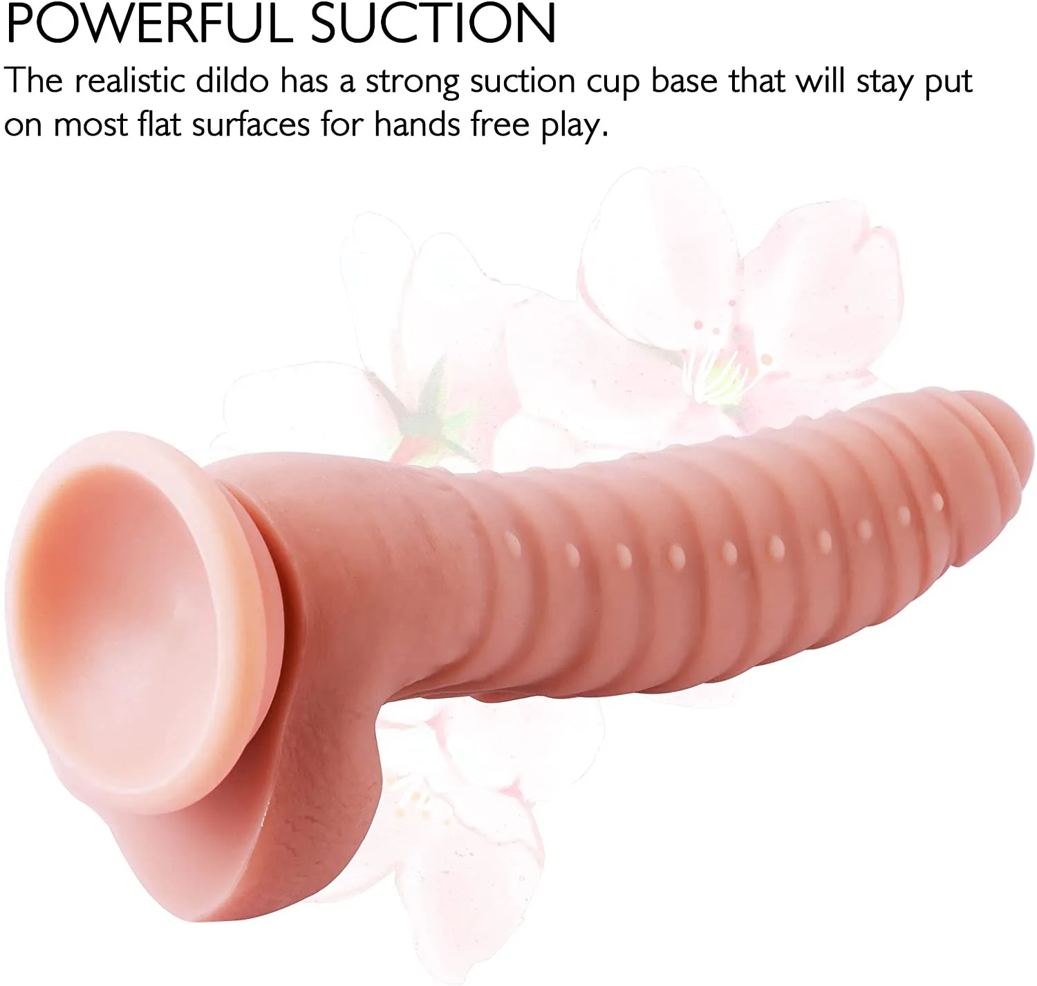 Women G Spot Pleasure Dildo With Beads