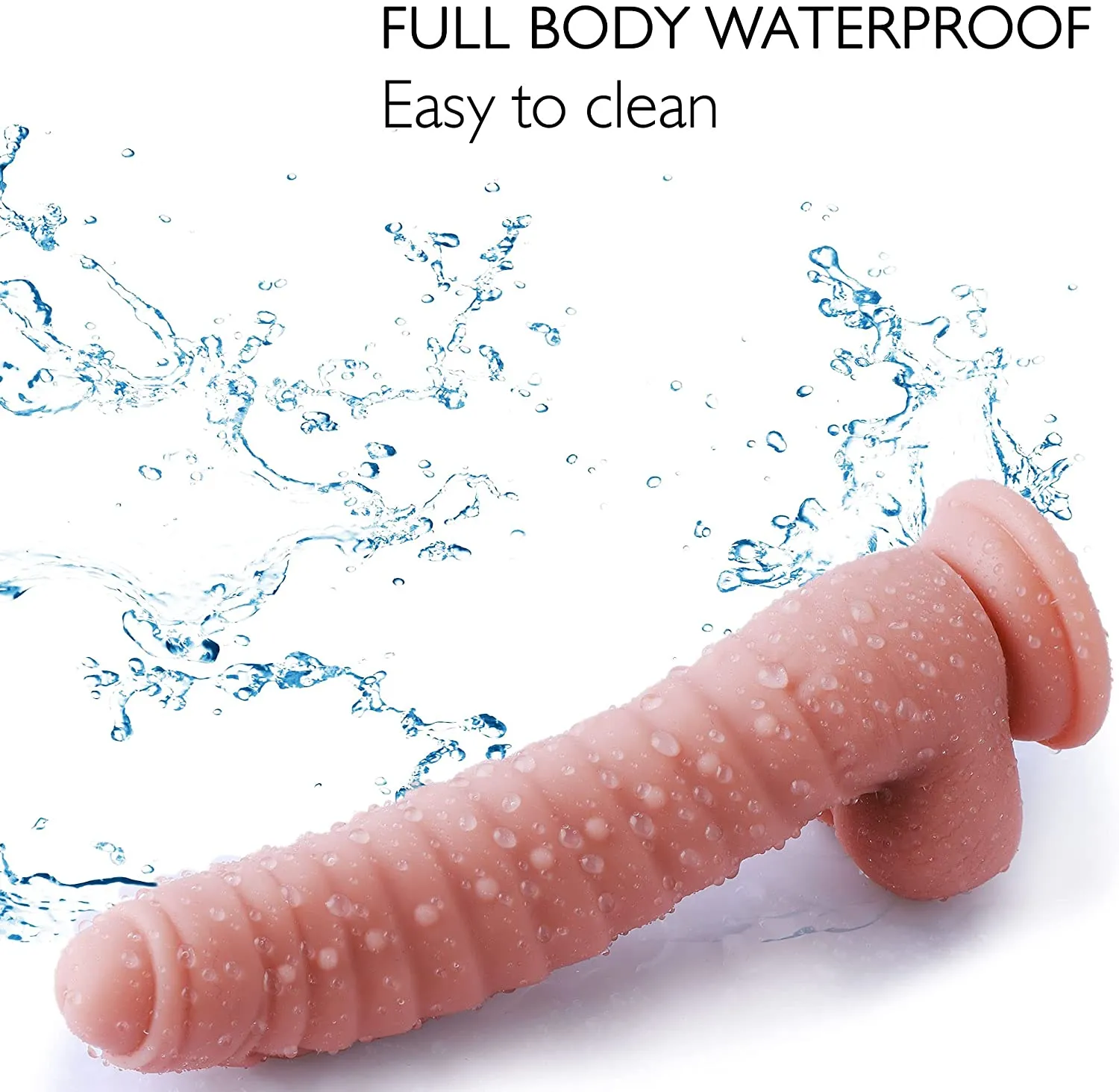Women G Spot Pleasure Dildo With Beads